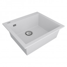 Мойка кварцевая DECORATION 56, ACRYSTONE, PM935650-WH, White,  560х500 мм, Paulmark