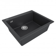 Мойка кварцевая DECORATION 60, ACRYSTONE, PM936051-AN, Anthracite,  600х510 мм, Paulmark