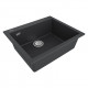 Мойка кварцевая DECORATION 60, ACRYSTONE, PM936051-AN, Anthracite, 600х510 мм, Paulmark Мойка кварцевая DECORATION 60, ACRYSTONE, PM936051-AN, Anthracite, 600х510 мм, Paulmark
