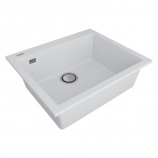 Мойка кварцевая DECORATION 60, ACRYSTONE, PM936051-WH, White,  600х510 мм, Paulmark