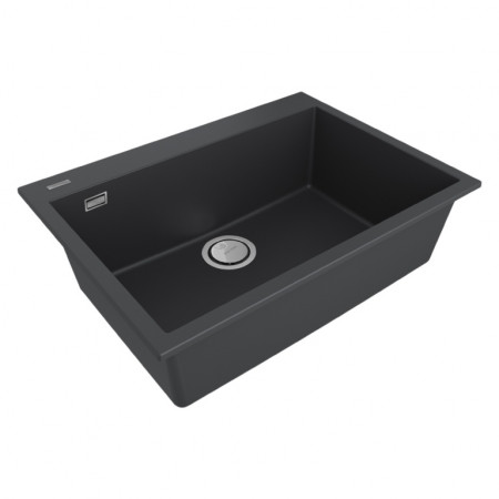 Мойка кварцевая DECORATION 69, ACRYSTONE, PM936950-AN, Anthracite,  690х500 мм, Paulmark
