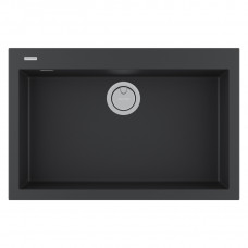 Мойка кварцевая DECORATION 76, ACRYSTONE, PM937650-AN, Anthracite,  760х500 мм, Paulmark