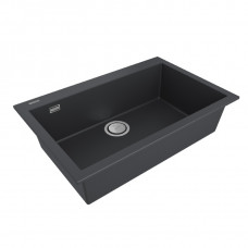 Мойка кварцевая DECORATION 76, ACRYSTONE, PM937650-AN, Anthracite,  760х500 мм, Paulmark