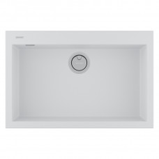 Мойка кварцевая DECORATION 76, ACRYSTONE, PM937650-WH, White,  760х500 мм, Paulmark
