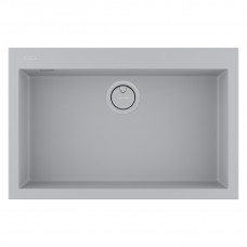 Мойка кварцевая DECORATION 76, ACRYSTONE, PM937650-UGR, Urban grey,  760х500 мм, Paulmark