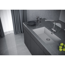 Мойка кварцевая NEO CLASSIC 76, ACRYSTONE, PM967644-UGR, Urban grey,  760х435 мм, подст. монт., Paulmark