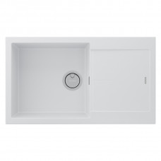 Мойка кварцевая EXTENSIO 86, ACRYSTONE, PM988650-WH, White,  860х500 мм, Paulmark