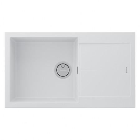 Мойка кварцевая EXTENSIO 86, ACRYSTONE, PM988650-WH, White, 860х500 мм, Paulmark Мойка кварцевая EXTENSIO 86, ACRYSTONE, PM988650-WH, White, 860х500 мм, Paulmark