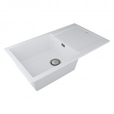 Мойка кварцевая EXTENSIO 86, ACRYSTONE, PM988650-WH, White,  860х500 мм, Paulmark