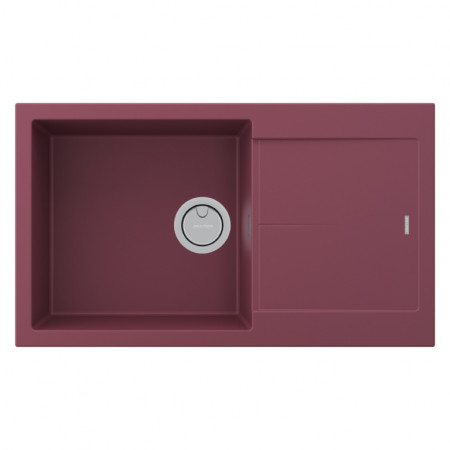 Мойка кварцевая EXTENSIO 86, ACRYSTONE, PM988650-ME, Merlot,  860х500 мм, Paulmark