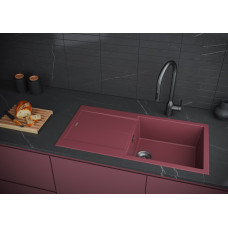 Мойка кварцевая EXTENSIO 99, ACRYSTONE, PM989950-ME, Merlot,  990х500 мм, Paulmark