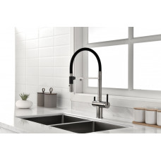 Смеситель для кухни GRAVITY, брашированная сталь, Gr213888-BS, Paulmark