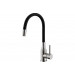 Смеситель для кухни ALVEUS Genesis FLEXA BLACK SAT