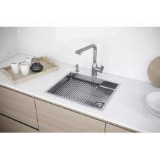 Мойка нерж. сталь NEXT-PRO 54 UNI, PM705445-BS, брашированная сталь,  540х450 мм, Paulmark