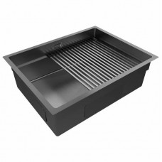 Мойка нерж. сталь NEXT-PRO 58 UNI, PM705845-GM, вороненая сталь,  580х450 мм, Paulmark