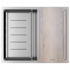 Мойка нерж. сталь NEXT-MULTI SINK 54 UNI, PM785445-BS, брашированная сталь,  540х450мм, Paulmark