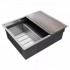 Мойка нерж. сталь NEXT-MULTI SINK 54 UNI, PM785445-BS, брашированная сталь,  540х450мм, Paulmark