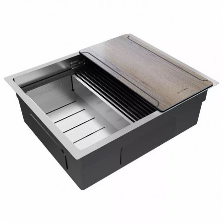 Мойка нерж. сталь NEXT-MULTI SINK 54 UNI, PM785445-BS, брашированная сталь, 540х450мм, Paulmark Мойка нерж. сталь NEXT-MULTI SINK 54 UNI, PM785445-BS, брашированная сталь, 540х450мм, Paulmark