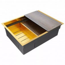 Мойка нерж. сталь NEXT-MULTI SINK 58 UNI, PM785845-BG, брашированное золото,  580х450мм, Paulmark