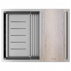 Мойка нерж. сталь NEXT-MULTI SINK 58 UNI, PM785845-BS, брашированная сталь,  580х450мм, Paulmark