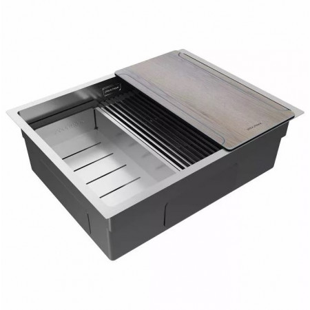 Мойка нерж. сталь NEXT-MULTI SINK 58 UNI, PM785845-BS, брашированная сталь, 580х450мм, Paulmark Мойка нерж. сталь NEXT-MULTI SINK 58 UNI, PM785845-BS, брашированная сталь, 580х450мм, Paulmark