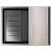 Мойка нерж. сталь NEXT-MULTI SINK 58 UNI, PM785845-GM, вороненая сталь,  580х450мм, Paulmark