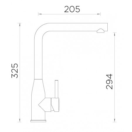 Смеситель (Schock) Keto золото Смеситель (Schock) Keto золото