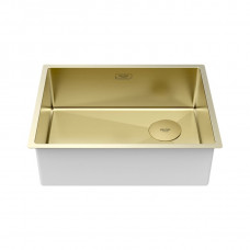 Мойка нержа. сталь NEXT-SKEW 58 UNI, PM885844-LG,  светлое золото,  580х440 мм (ст.304), Paulmark
