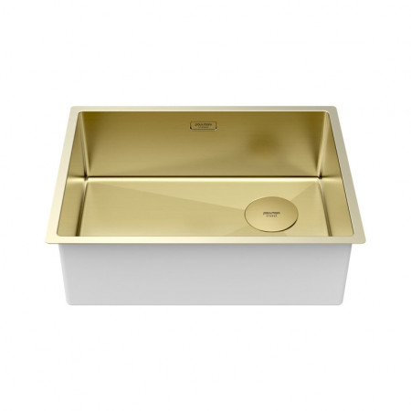 Мойка нержа. сталь NEXT-SKEW 58 UNI, PM885844-LG,  светлое золото,  580х440 мм (ст.304), Paulmark