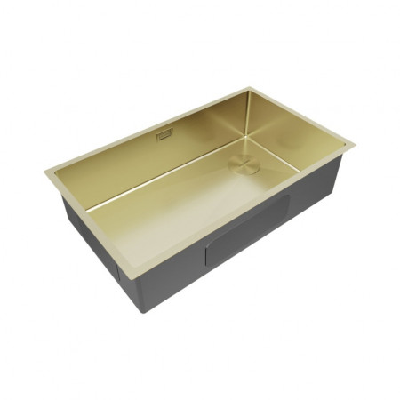 Мойка нержа. сталь NEXT-SKEW 74 UNI, PM887444-LG,  светлое золото,  740х440 мм (ст.304), Paulmark