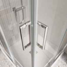 Душевой уголок BelBagno LUCE-AH-2-100/80-C-Cr