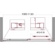 Дверь в проём BelBagno UNIQUE-BF-1-100/115-C-Cr