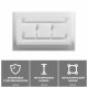 Душевой поддон ABBER AD3C097 90х70 прямоугольный, акриловый, белый Душевой поддон ABBER AD3C097 90х70 прямоугольный, акриловый, белый