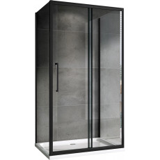 Душевой уголок ABBER Schwarzer Diamant AG30100BH-S80B-S80B