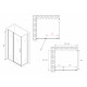 Душевой уголок ABBER Sonnenstrand AG04100BS-S100B