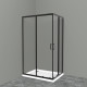 Душевой уголок BelBagno UNO-195-AH-2-120/90-C-NERO Душевой уголок BelBagno UNO-195-AH-2-120/90-C-NERO