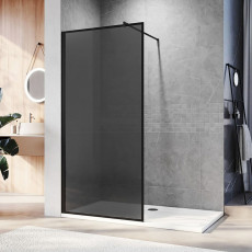 Душевая перегородка Veconi Korato KR-81B 900x2000 черный стекло тонированное KR81B-90-05-C9