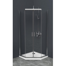 Душевой уголок BelBagno UNO-195-P-2-90-C-Cr