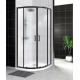 Душевой уголок BelBagno UNO-195-R-2-90-P-NERO Душевой уголок BelBagno UNO-195-R-2-90-P-NERO