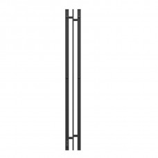 Полотенцесушитель электрический Point Фрея PN20712B П2 100x1200 диммер слева, черный