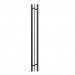 Полотенцесушитель электрический Point Фрея PN20712B П2 100x1200 диммер слева, черный