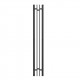 Полотенцесушитель электрический Point Фрея PN20722B П2 140x1200 диммер слева, черный