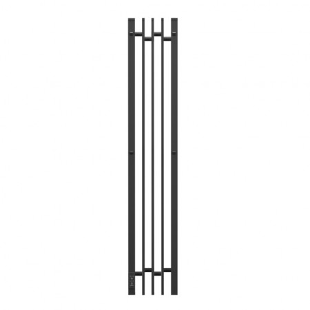 Полотенцесушитель электрический Point Фрея PN20732B П2 180x1200 диммер слева, черный Полотенцесушитель электрический Point Фрея PN20732B П2 180x1200 диммер слева, черный