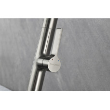 Смеситель для кухни Barrel, брашированная сталь, Ba214029-BS, Paulmark