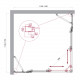 Душевой уголок BelBagno LUCE-A-22-90+25-C-Cr Душевой уголок BelBagno LUCE-A-22-90+25-C-Cr