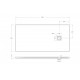 Поддон из искусственного мрамора Belbagno TRAY-MR-UNO-AH-160/80-35-W-CR Поддон из искусственного мрамора Belbagno TRAY-MR-UNO-AH-160/80-35-W-CR