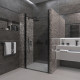 Душевая дверь Veconi Vianno VN-43B 800x1950 черный стекло прозрачное VN43B-80-01-C6 Душевая дверь Veconi Vianno VN-43B 800x1950 черный стекло прозрачное VN43B-80-01-C6