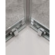 Душевой уголок Cezares MOLVENO-AH-21-90+20-C-Cr-IV, 110х90х195, профиль хром, стекло прозрачное