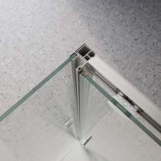 Душевой уголок BelBagno LUCE-AH-1-110/100-C-Cr