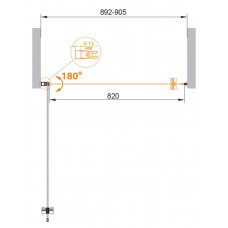 Дверь в проём Cezares ECO-O-B-1-90-C-NERO